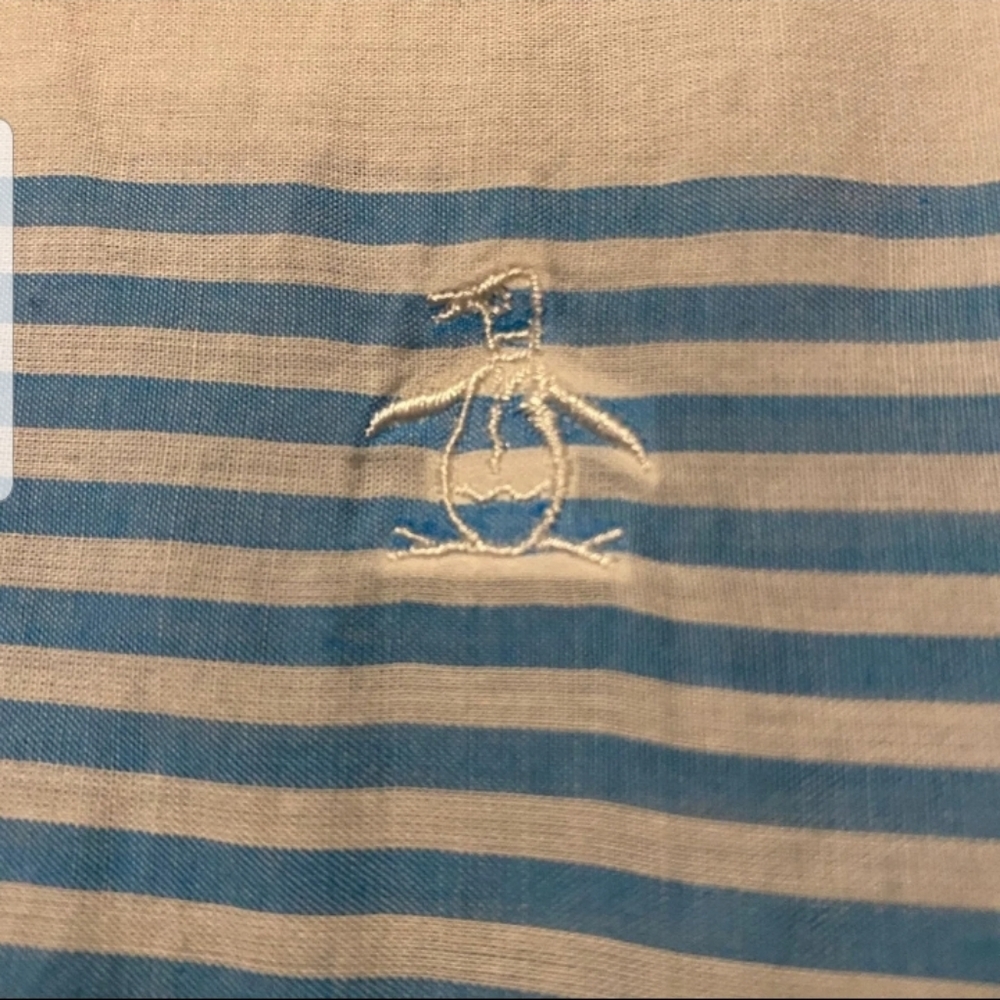NWT Original Penguin Striped Button Down - Large - Picture 2 of 4
